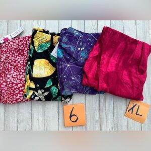 Lot of 4 NEW X-Large Agnes & Dora Leggings (Lot #6)